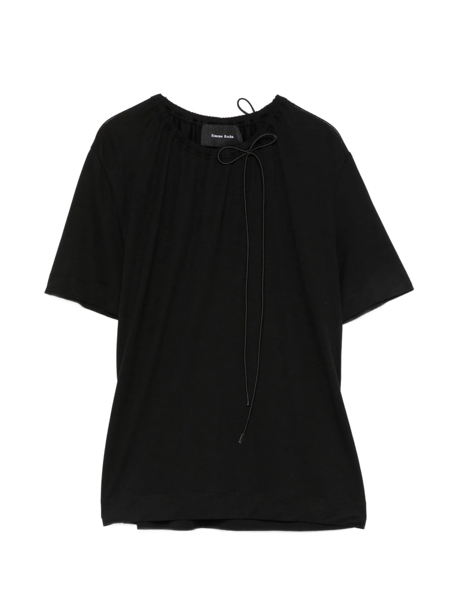 Simone Rocha Simone Rocha Bow-detail T-shirt