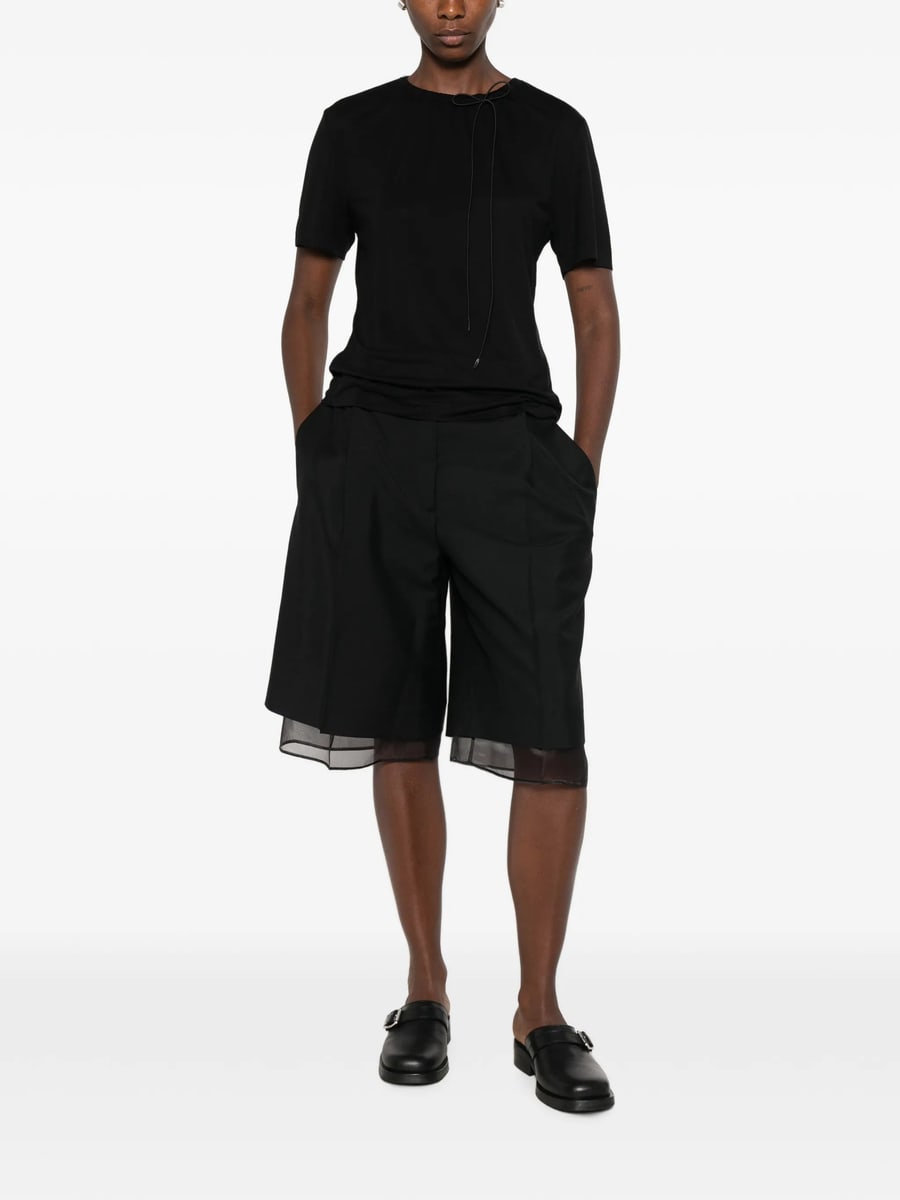 Simone Rocha Simone Rocha Bow-detail T-shirt, view 5
