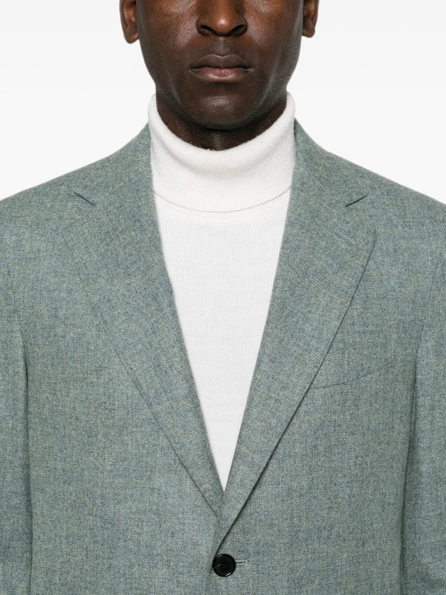 Caruso Caruso Aida Single-breasted Blazer, view 4