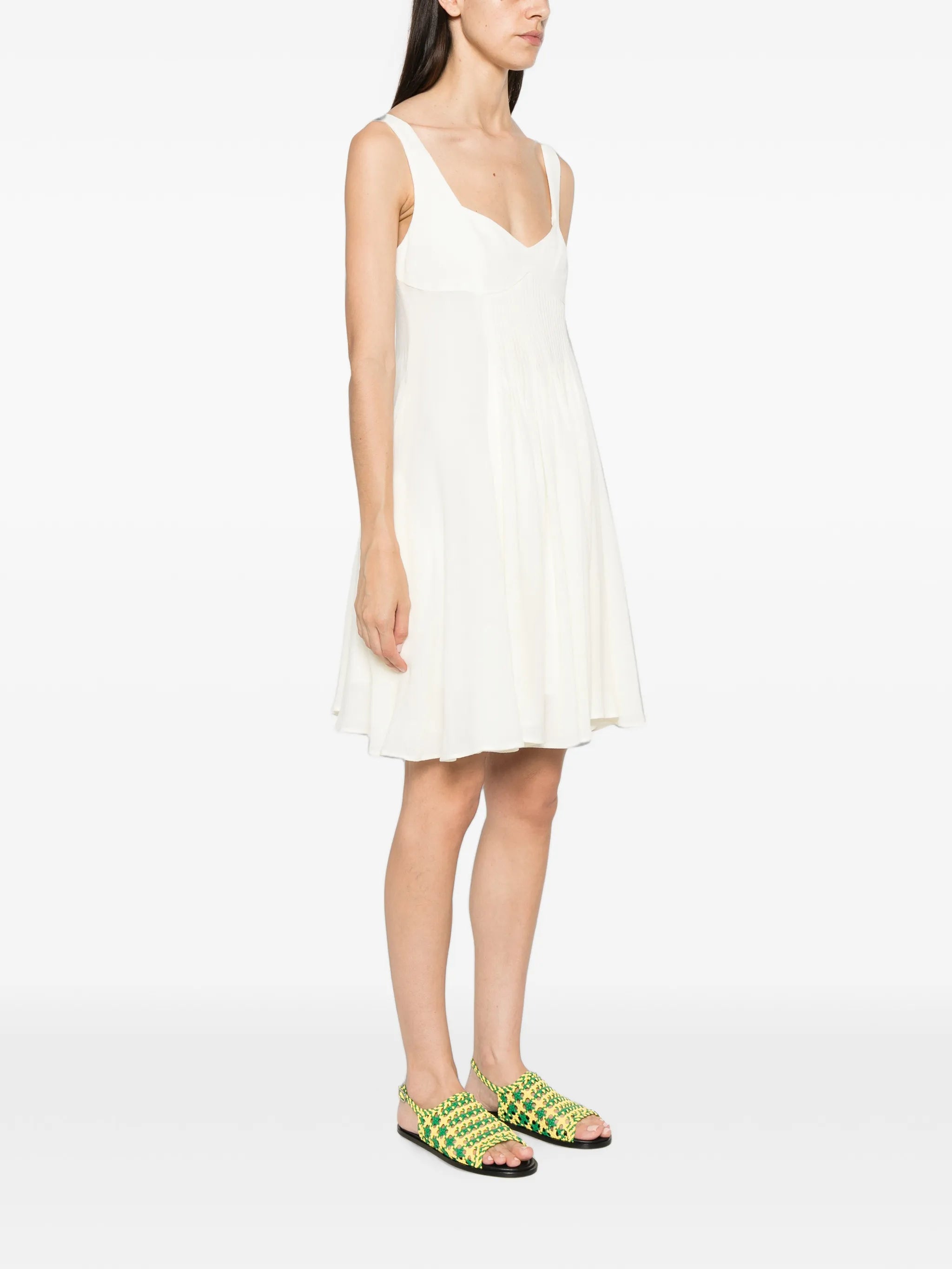 JW Anderson Jw Anderson Pleated Sleeveless Mini Dress, view 2