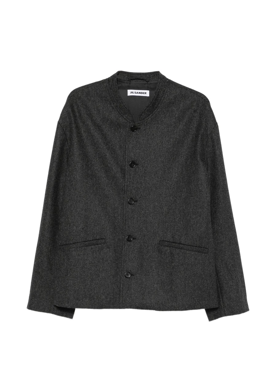 Jil Sander Jil Sander Band-collar Single-breasted Jacket