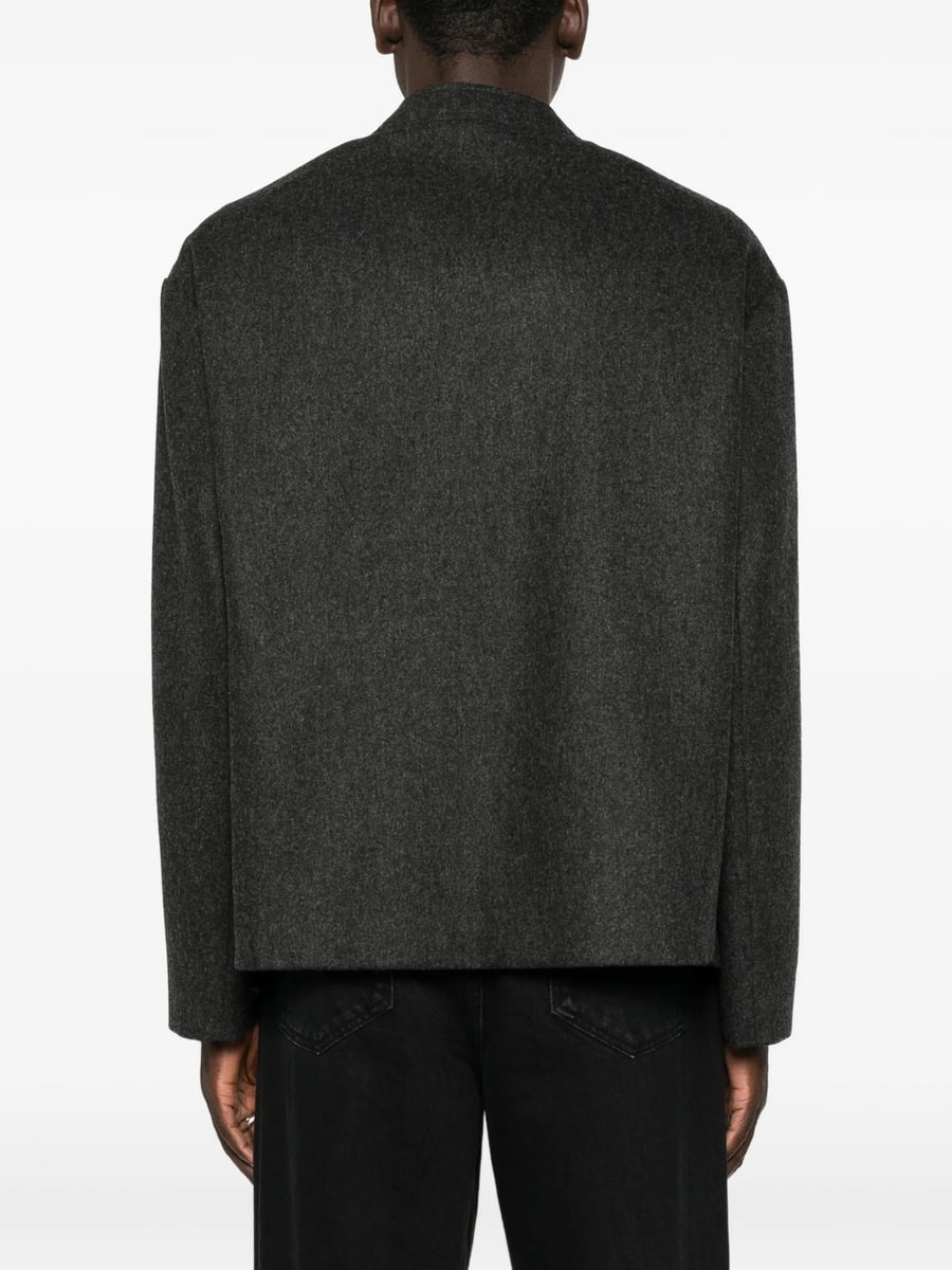 Jil Sander Jil Sander Band-collar Single-breasted Jacket, view 5