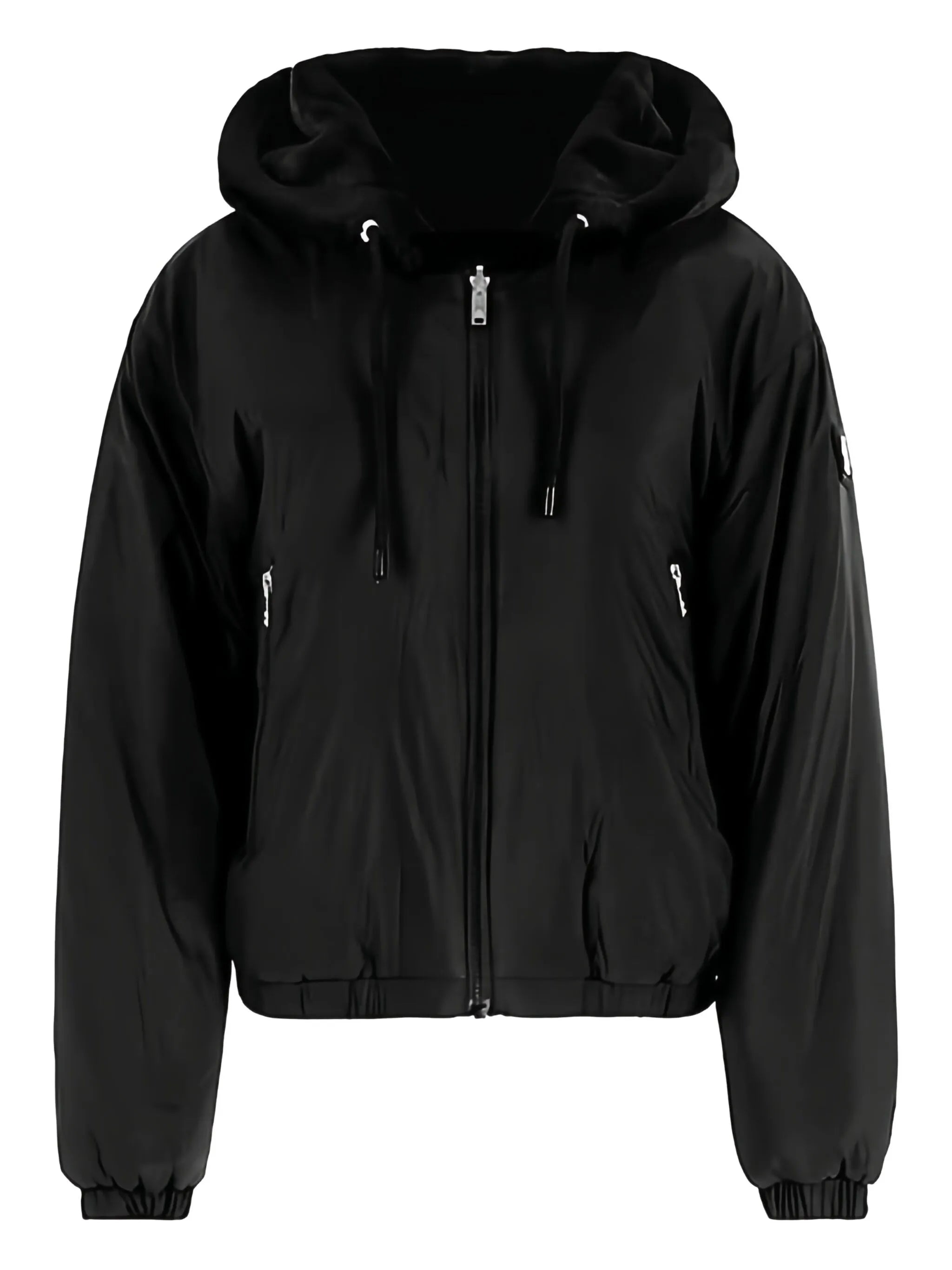 Moose Knuckles Moose Knuckles Hooded Zip-front Bomber Jacket