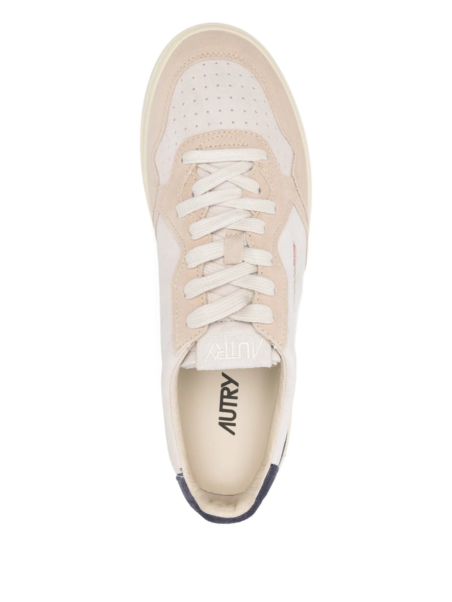 Autry Autry Logo-patch Panelled Sneakers, view 2
