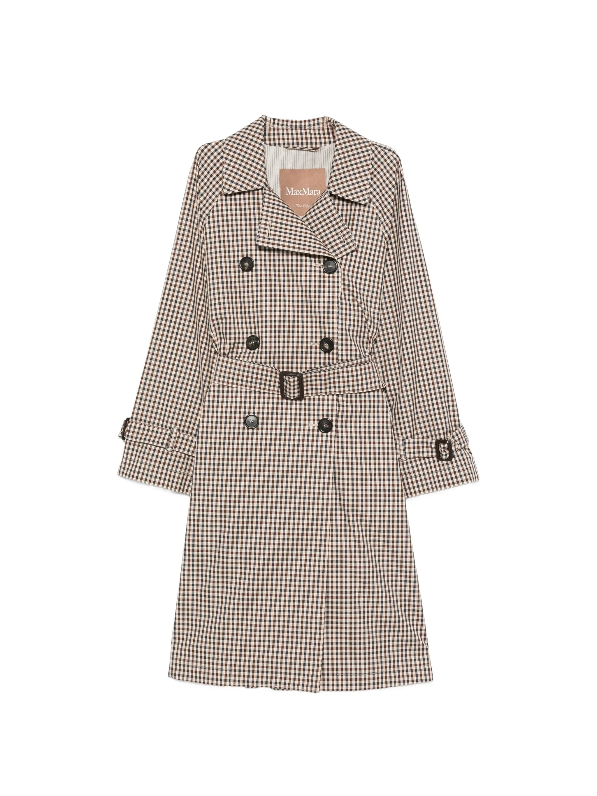 Max Mara The Cube Max Mara The Cube Double-breasted Belted Coat
