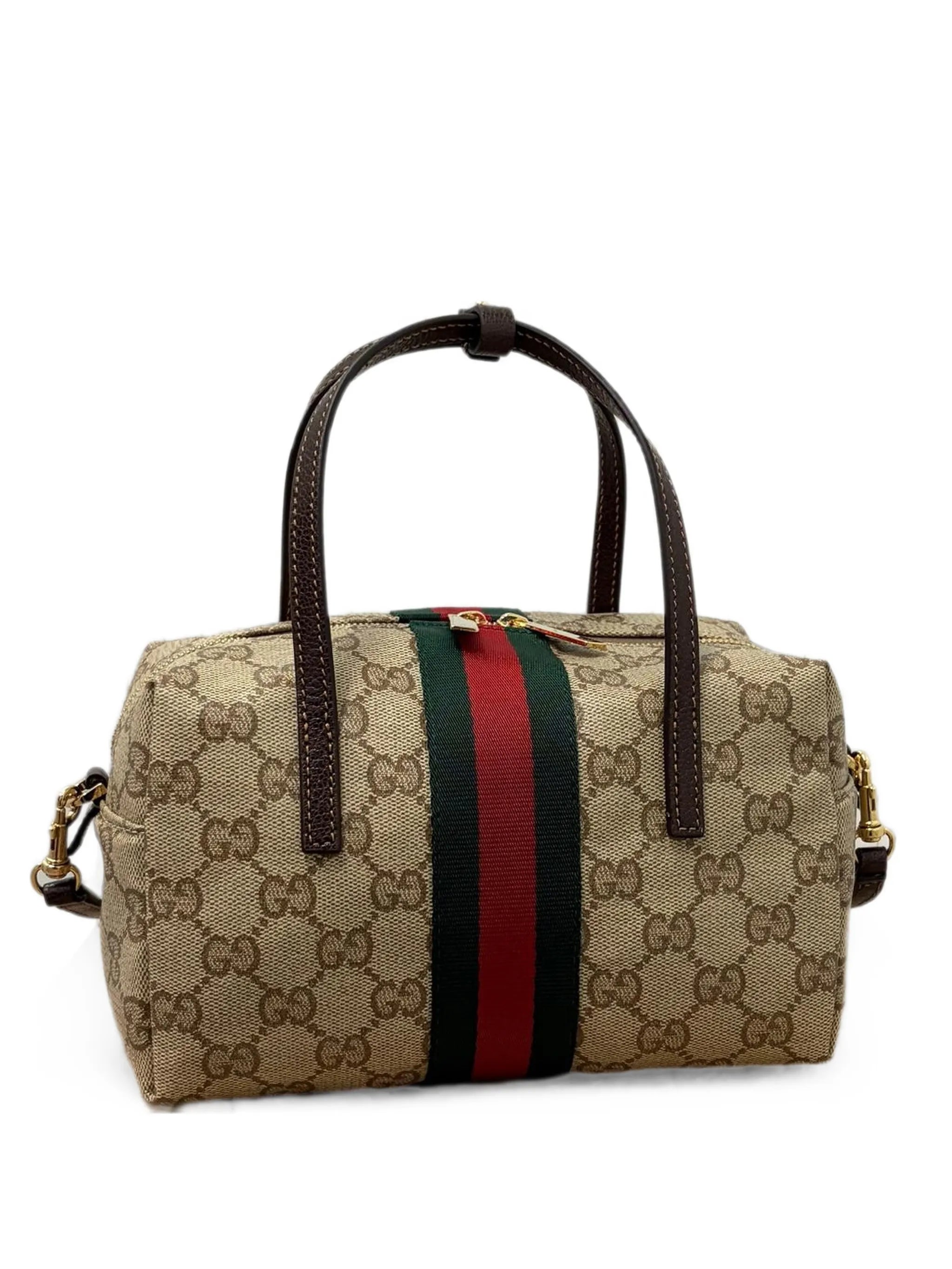 Gucci Gucci Mini Boston GG Supreme Tote Bag