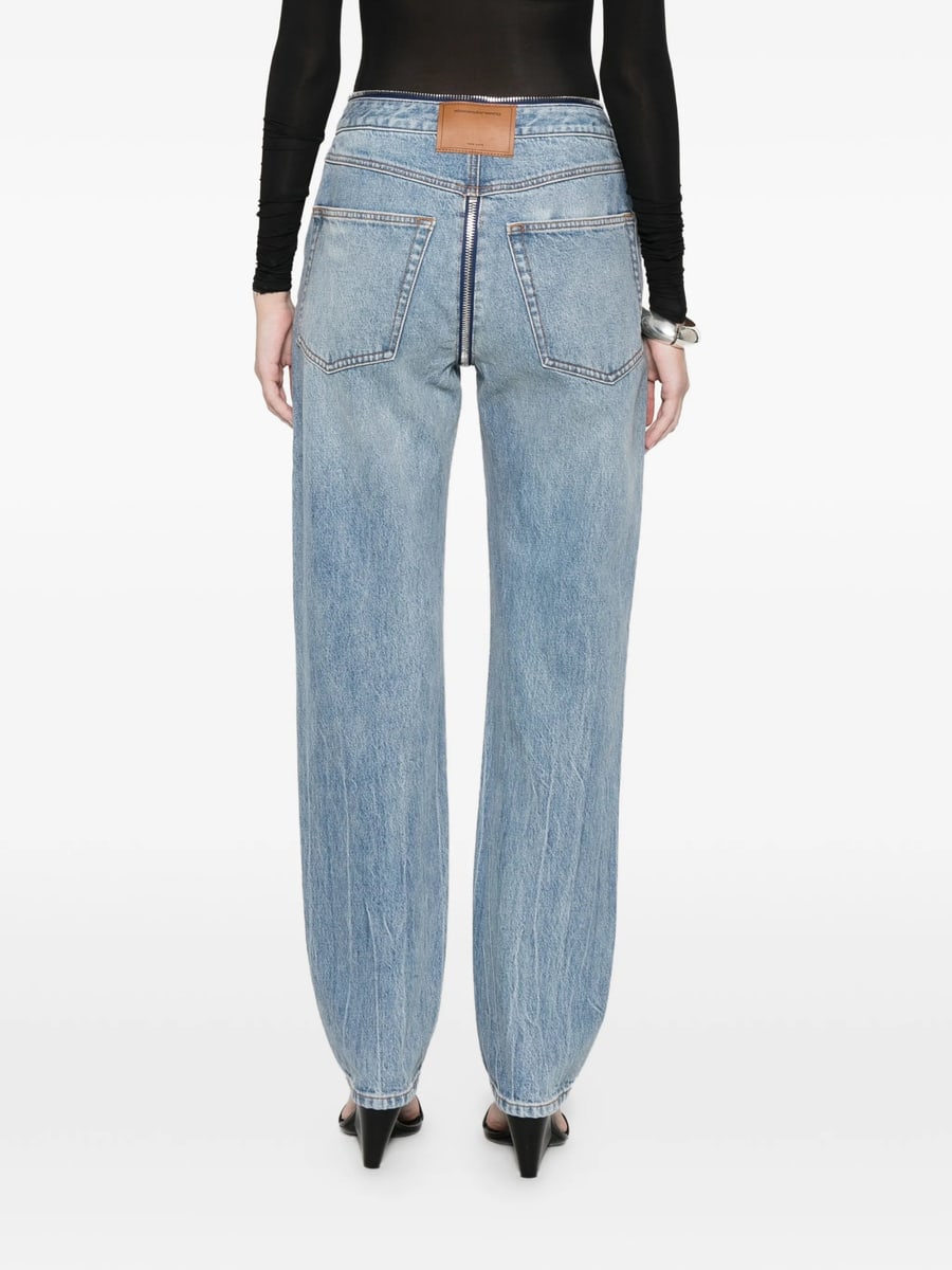 Alexander Wang Alexander Wang Zip V-waist Jeans, view 5