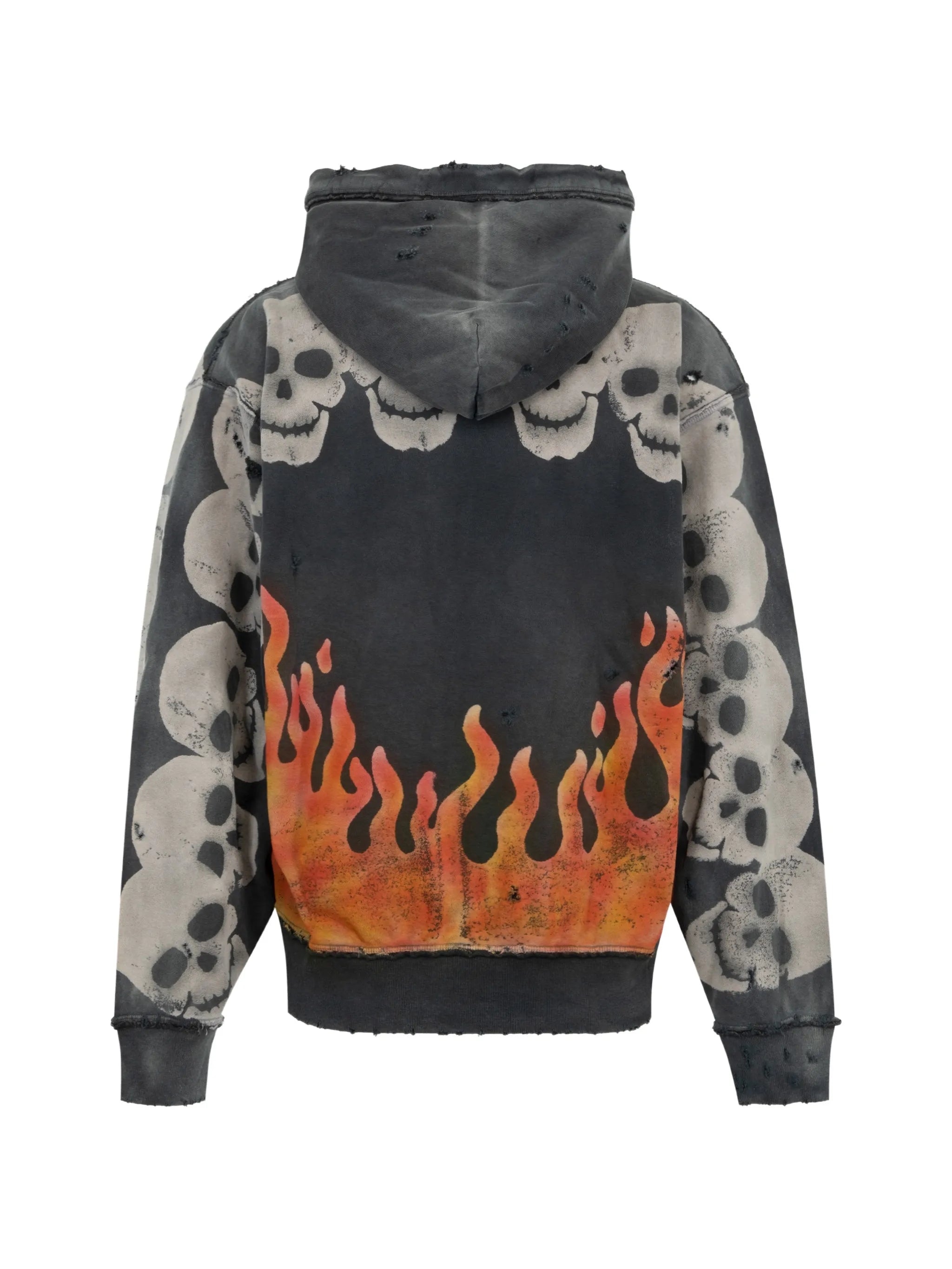 Satoshi Nakamoto Satoshi Nakamoto Lost Boys Skull-print Hoodie, view 2