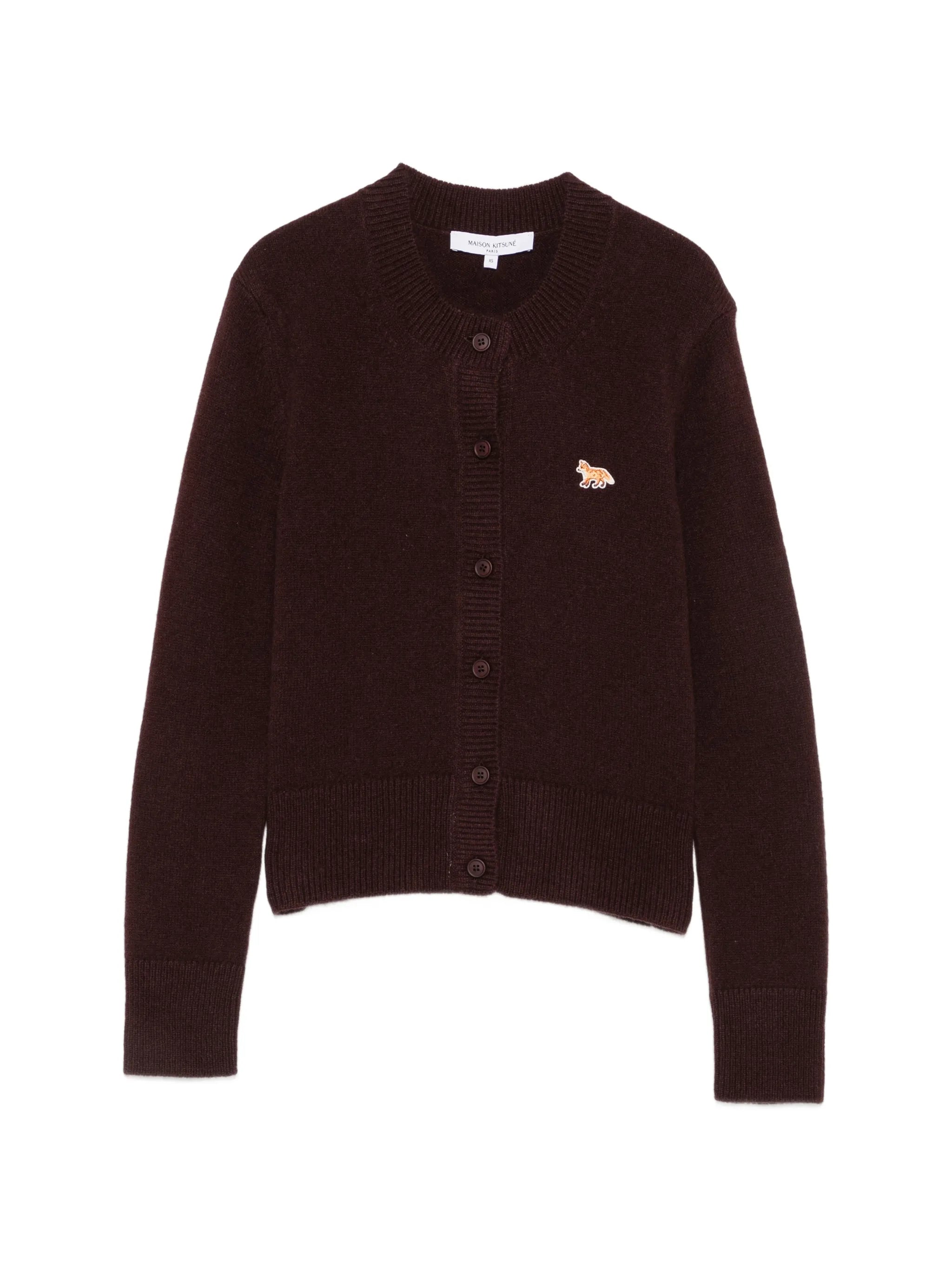 Maison Kitsuné Maison Kitsuné Logo-patch Cardigan