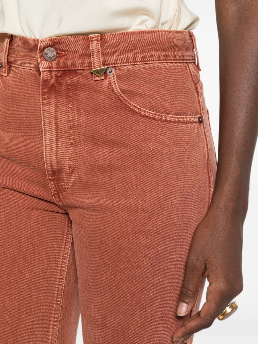 Chloé Chloé Straight Jeans In Denim, view 3