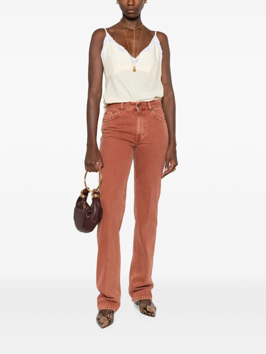 Chloé Chloé Straight Jeans In Denim, view 4