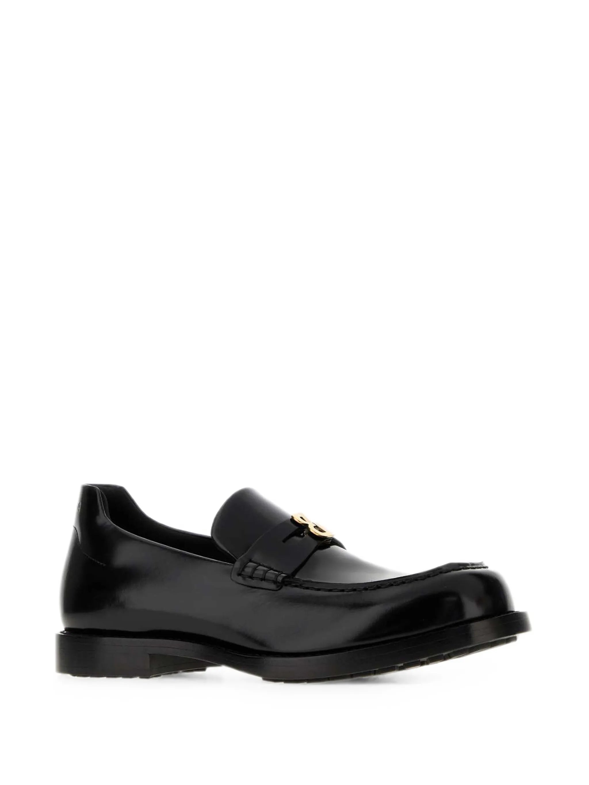 Balenciaga Balenciaga Logo-plaque Loafers, view 2