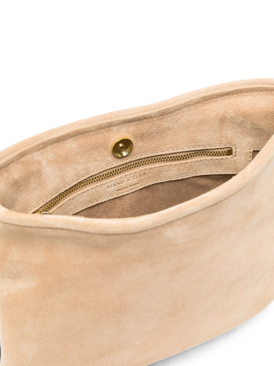 Manu Atelier Manu Atelier Suede Shoulder Bag, view 2