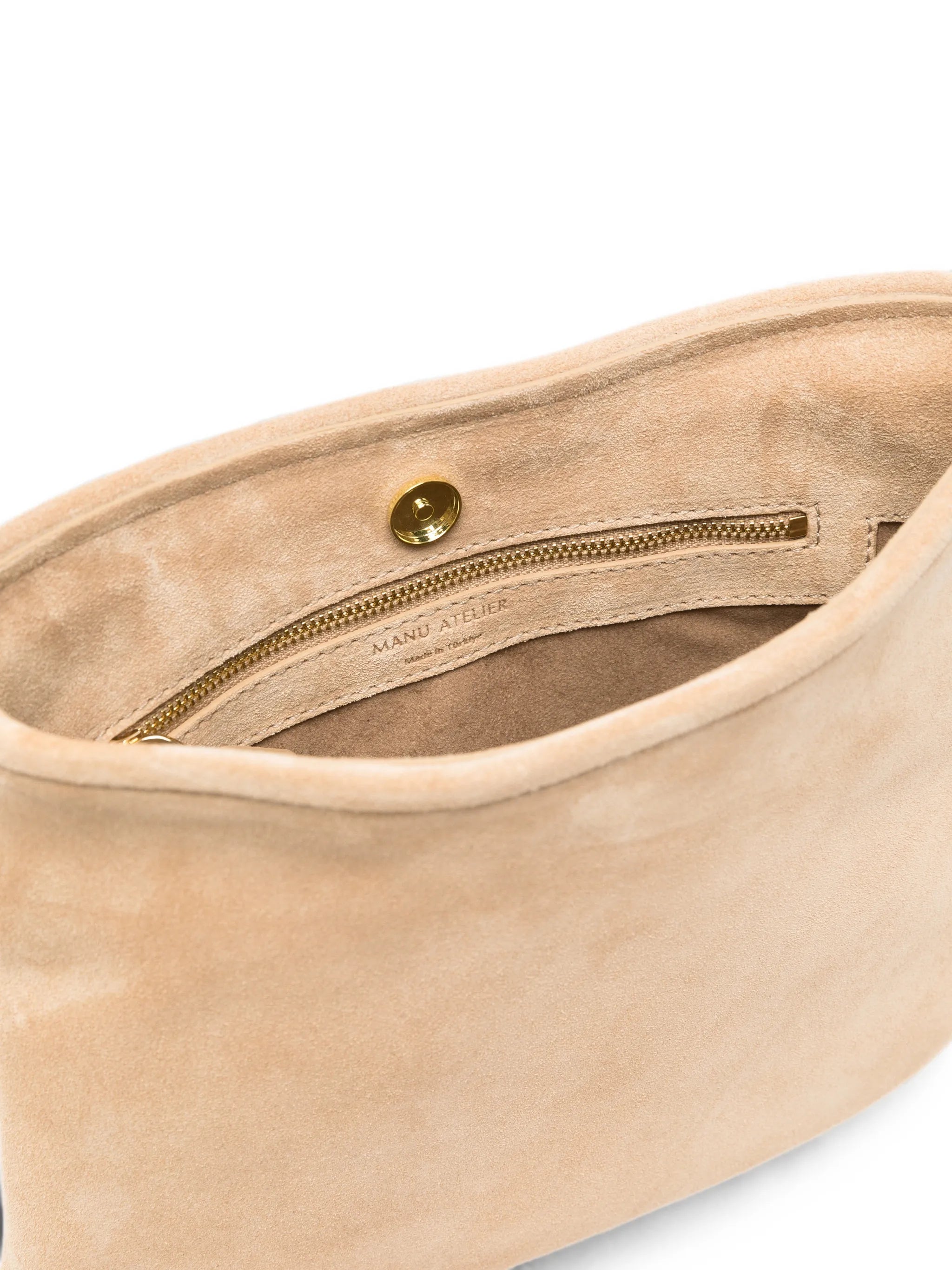 Manu Atelier Manu Atelier Suede Shoulder Bag, view 2