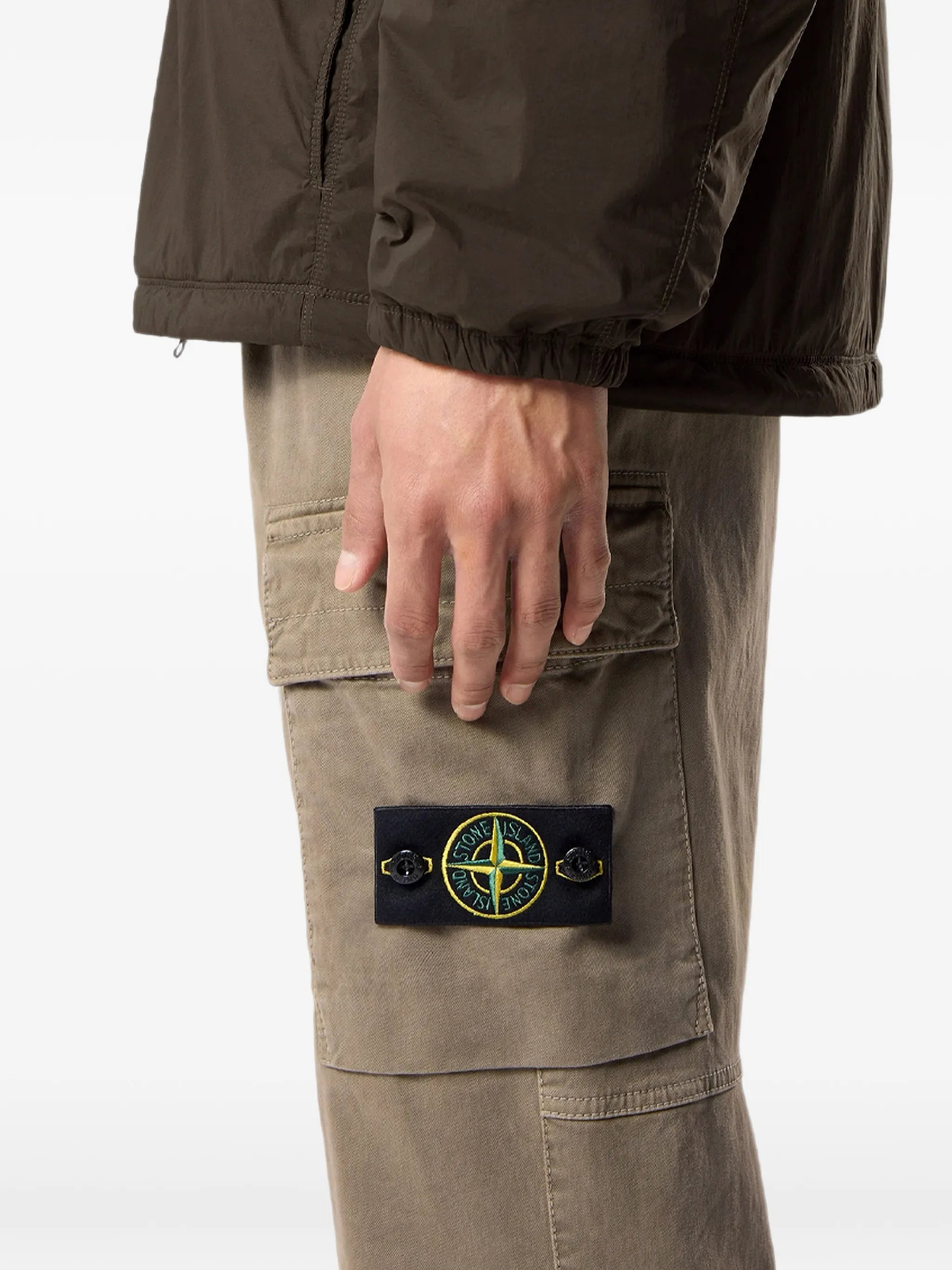 Stone Island Stone Island Logo-patch Cargo Pants, view 2