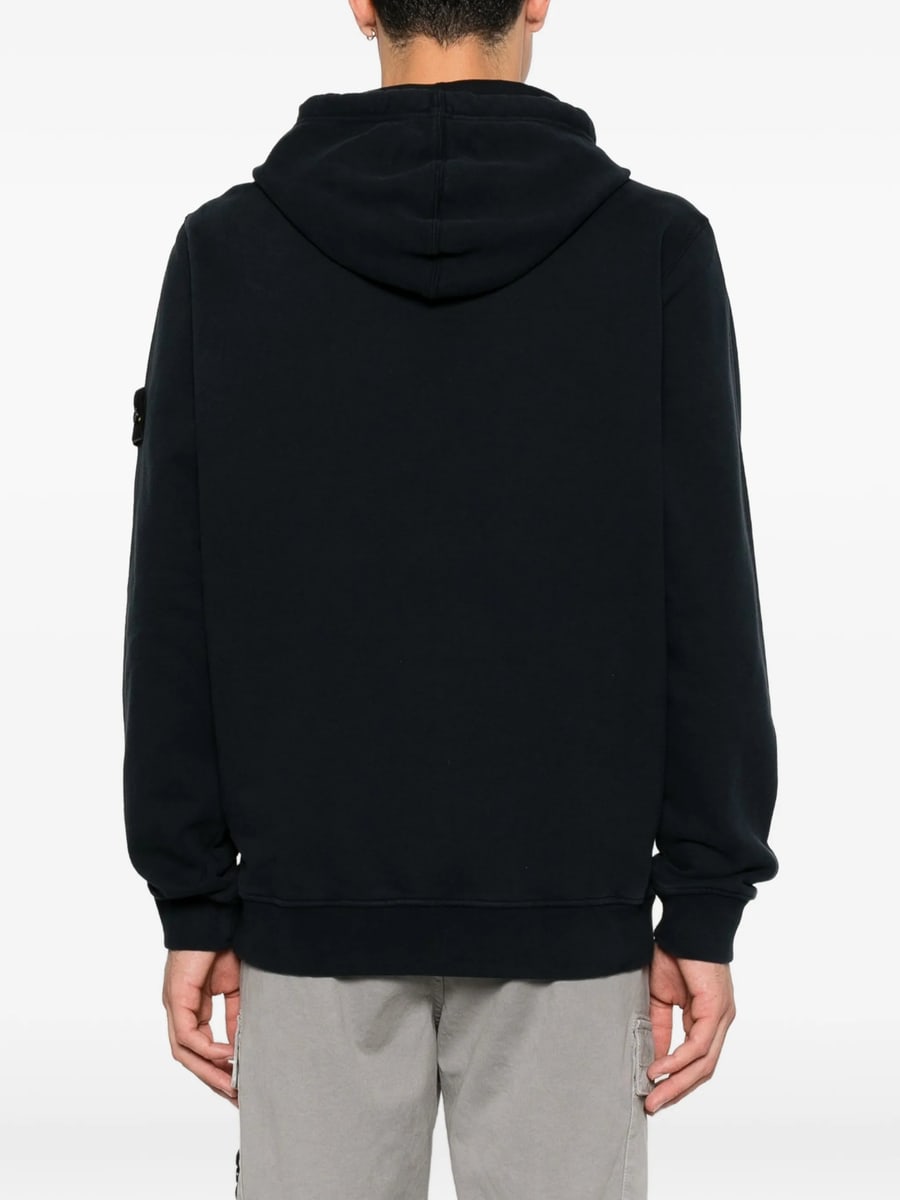 Stone Island Stone Island Logo-patch Drawstring Hoodie, view 3