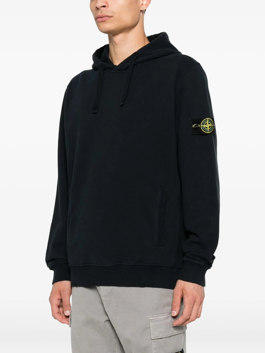 Stone Island Stone Island Logo-patch Drawstring Hoodie, view 5