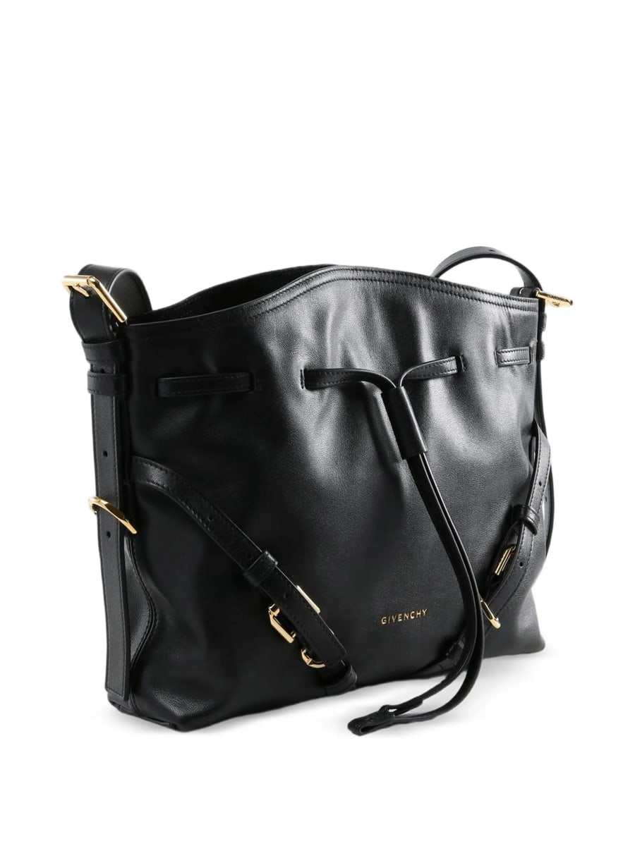 Givenchy Givenchy Small Voyou Leather Bucket Bag, view 3