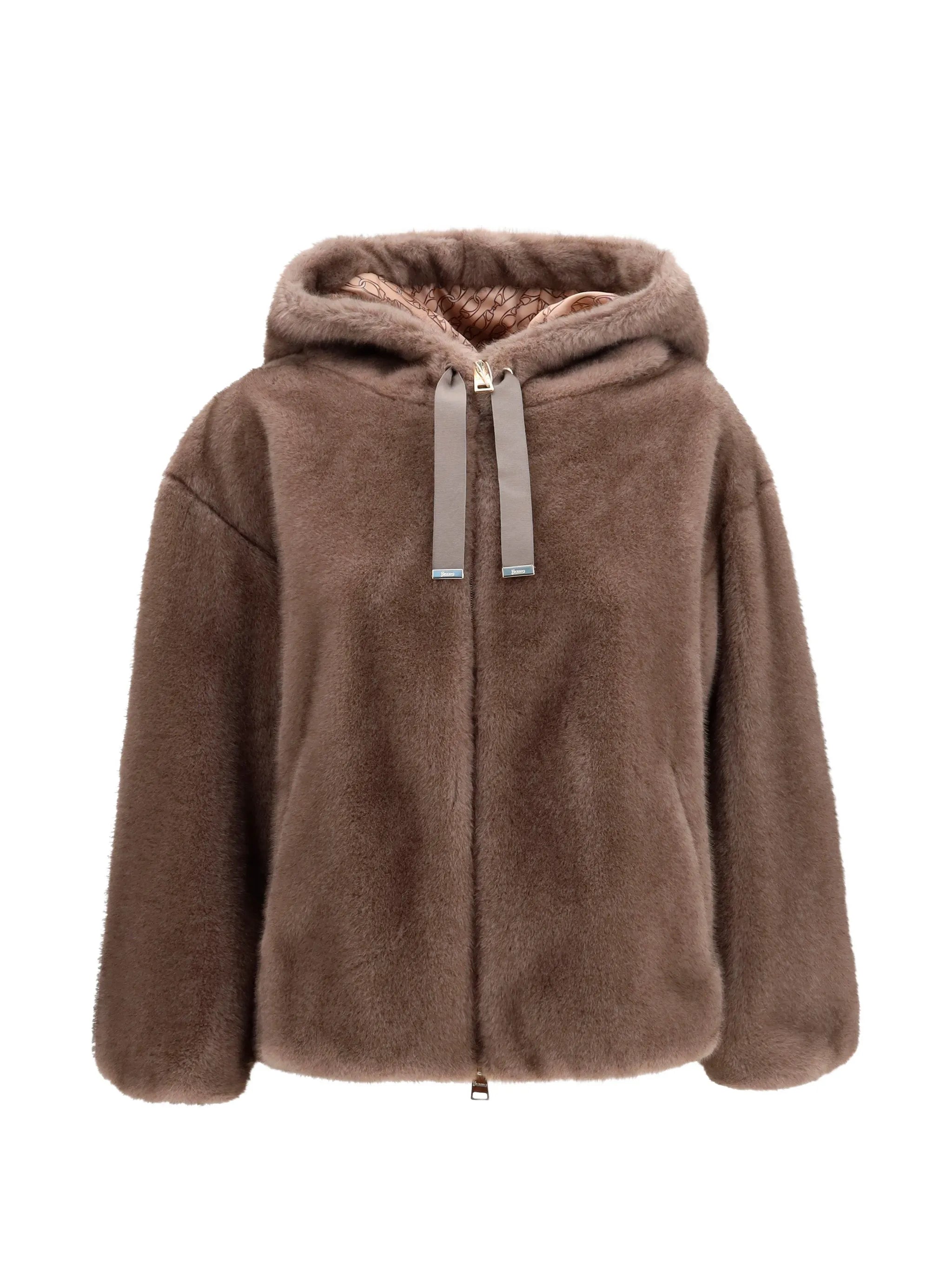 Herno Herno Faux-fur Hooded Jacket