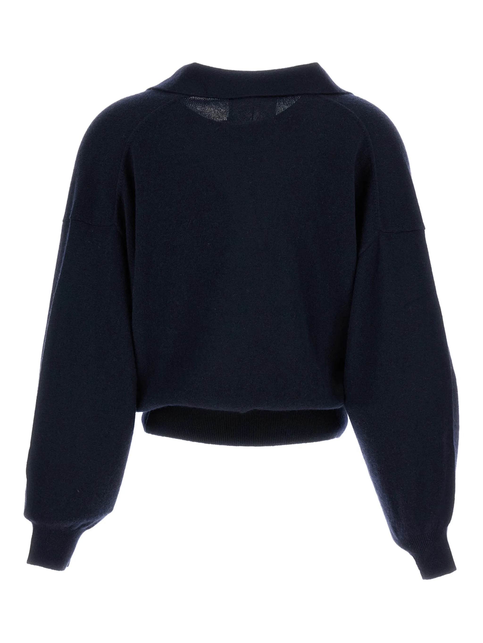 Lisa Yang Lisa Yang Ribbed Polo Wool Sweater, view 2