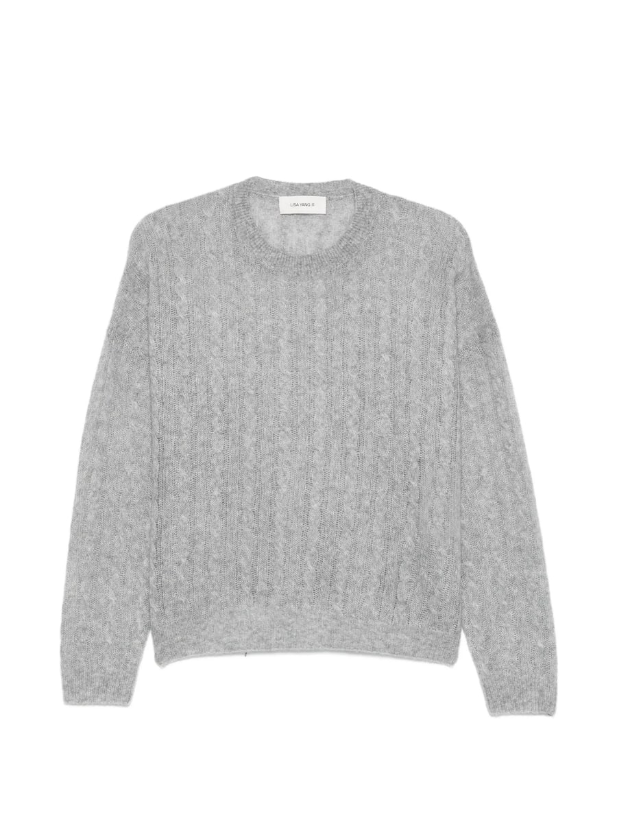 Lisa Yang Lisa Yang Cable-knit Crew-neck Sweater