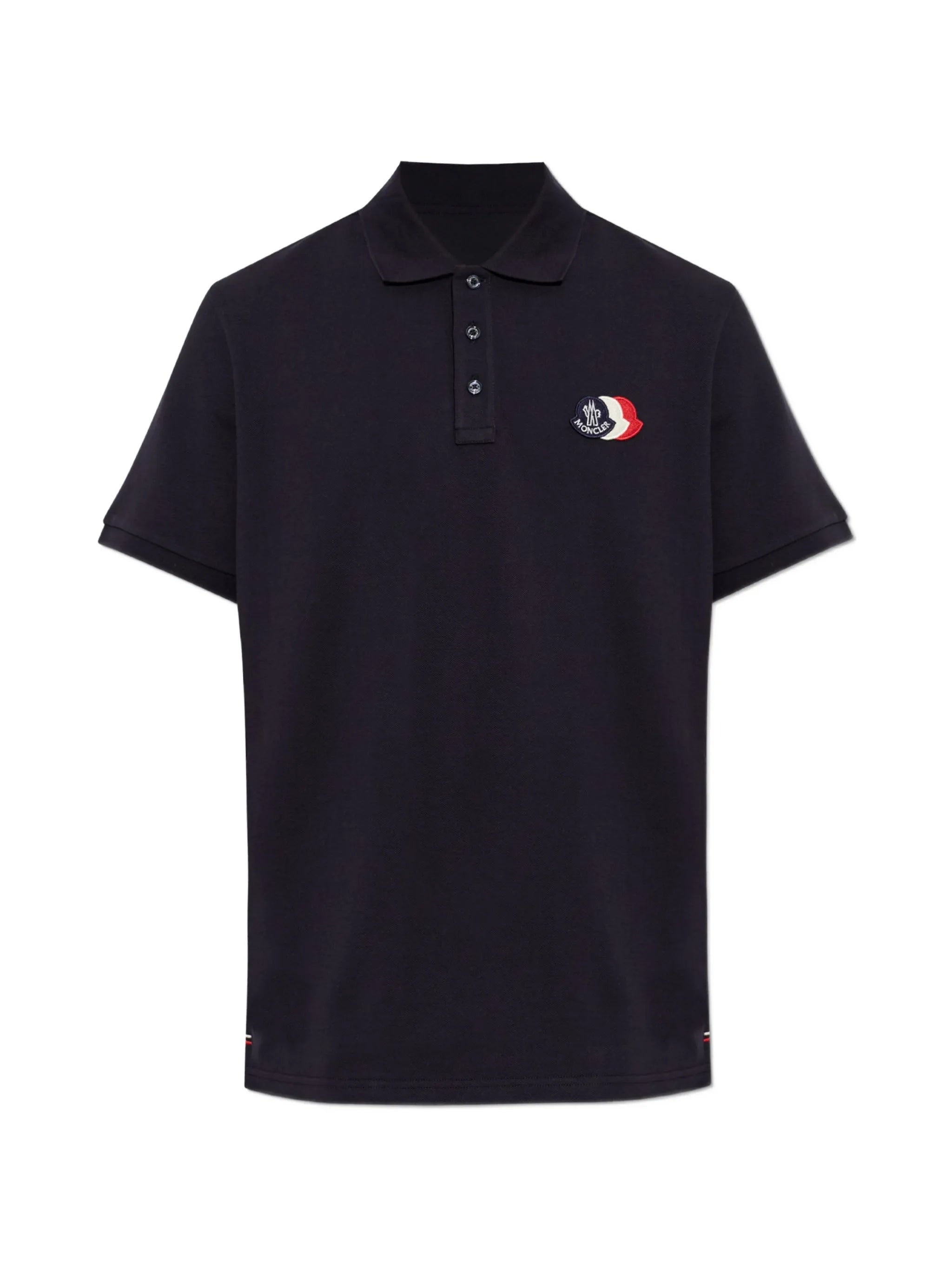 Moncler Moncler Logo-patch Short-sleeve Polo Shirt