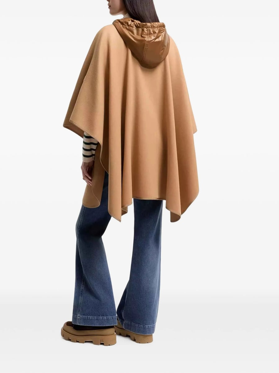 Moncler Moncler Belted Hooded Cape, view 4