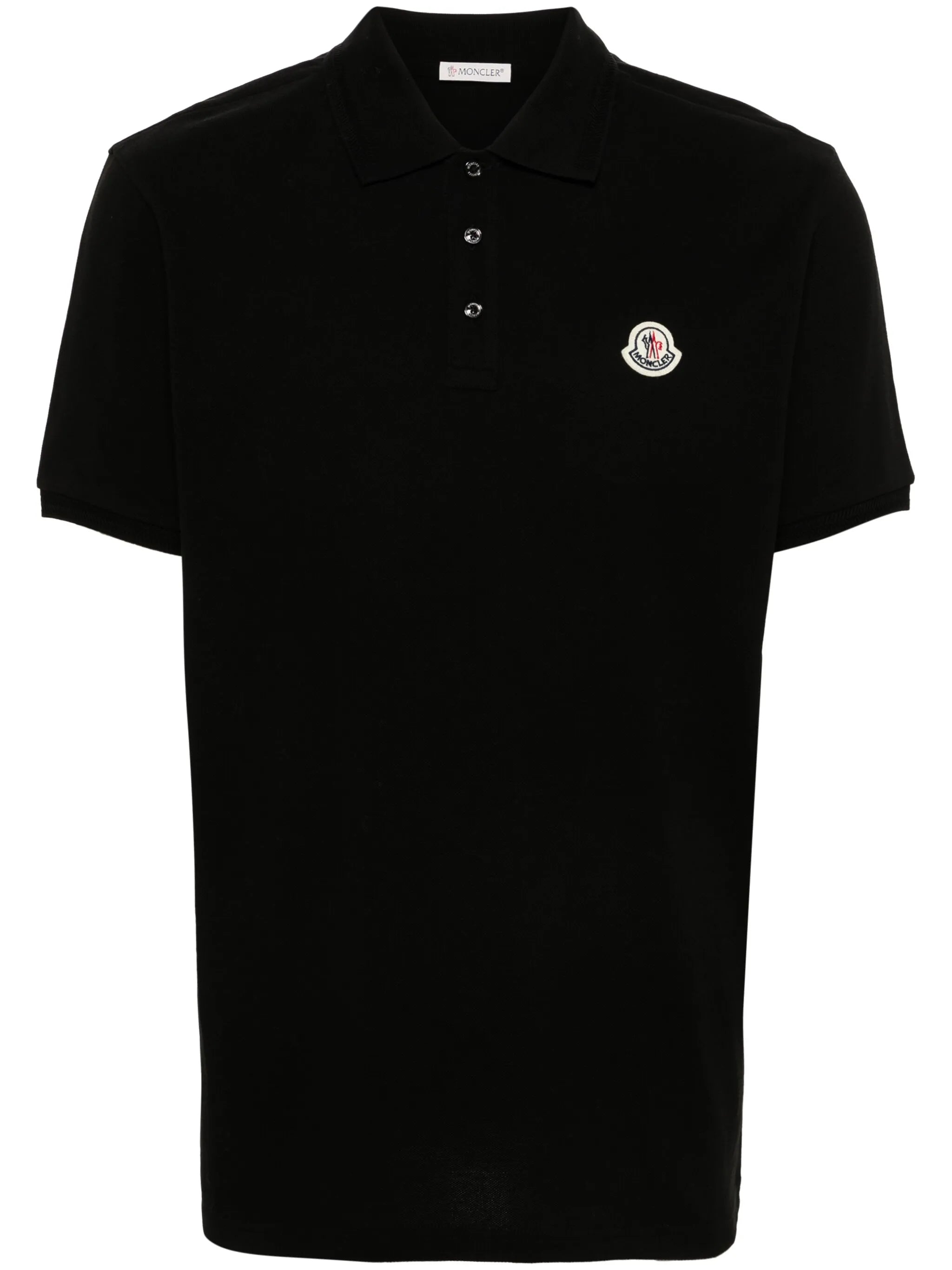 Moncler Moncler Logo-patch Polo Shirt