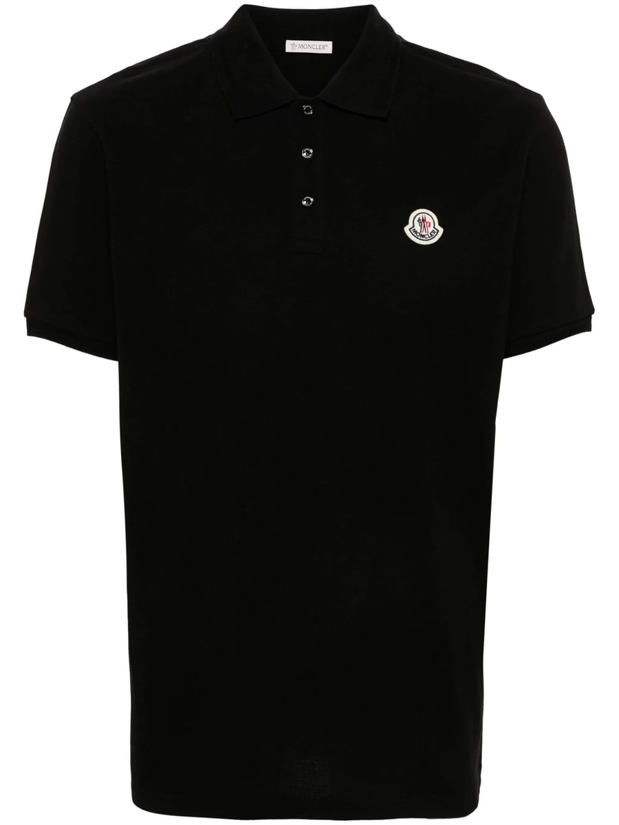 Moncler Moncler Logo-patch Polo Shirt