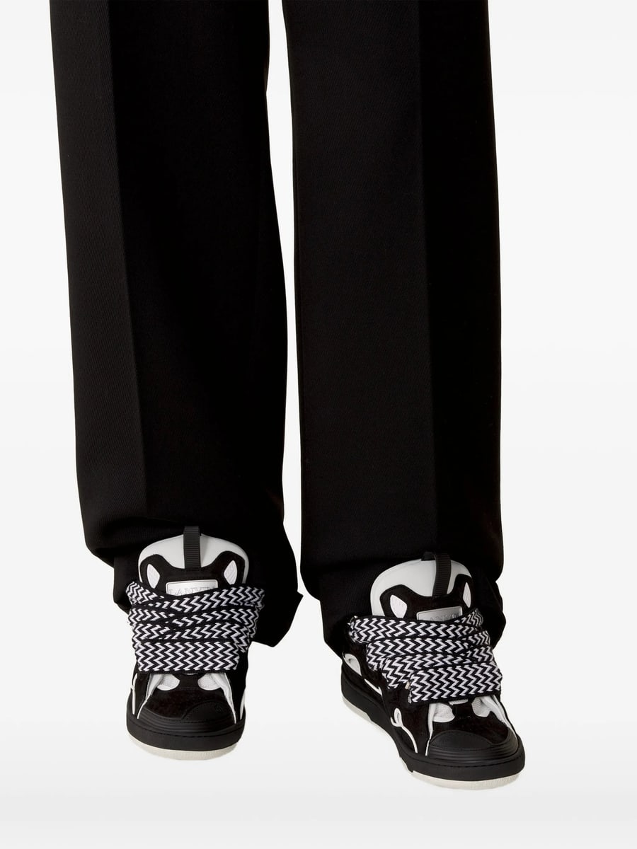 Lanvin Lanvin Zigzag Lace-up Sneakers, view 2