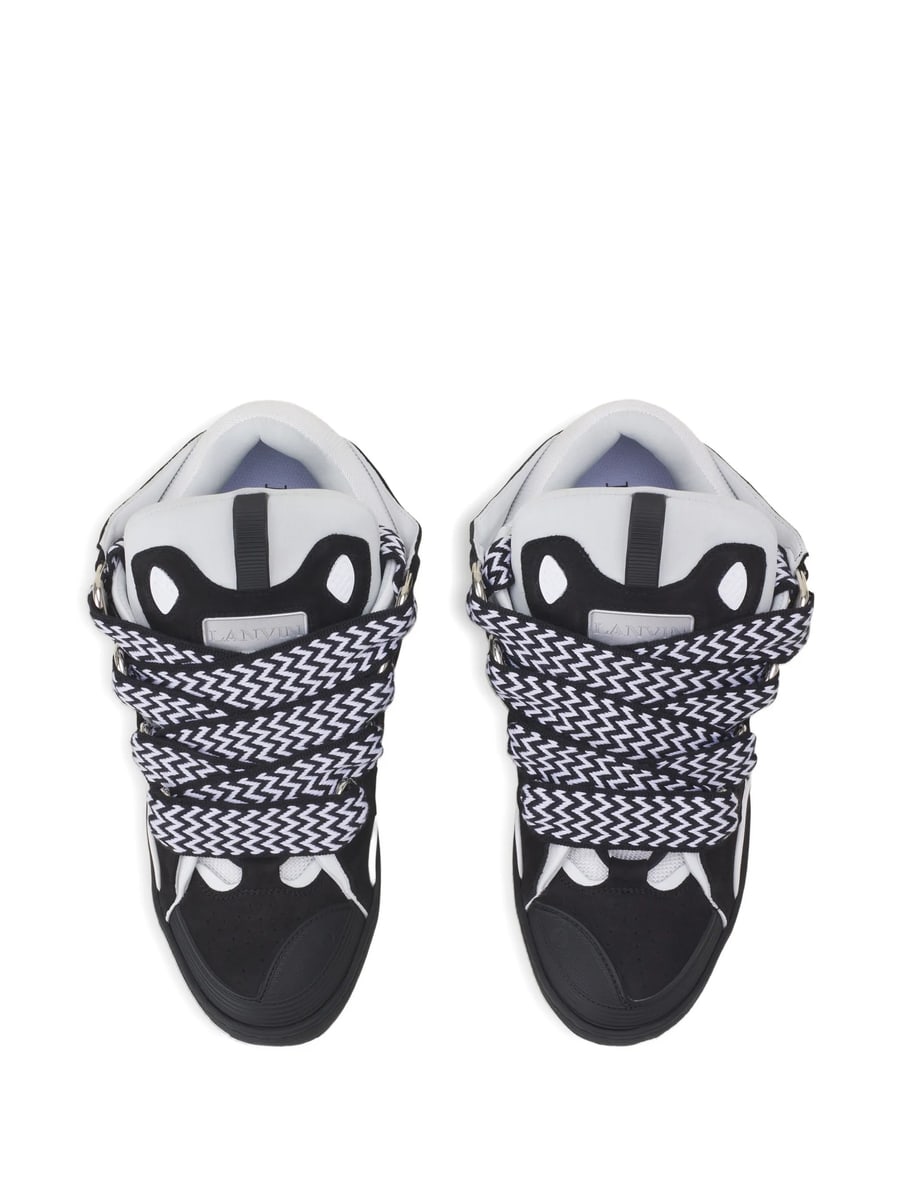 Lanvin Lanvin Zigzag Lace-up Sneakers, view 3