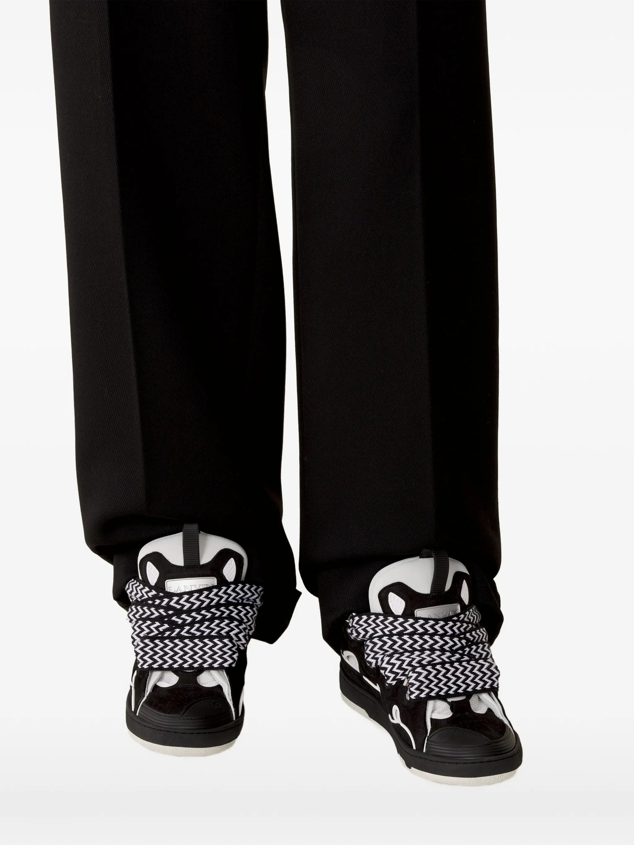 Lanvin Lanvin Zigzag Lace-up Sneakers, view 2