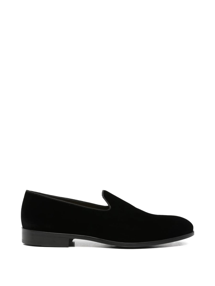 Doucal's Doucal's Velvet-effect Loafers