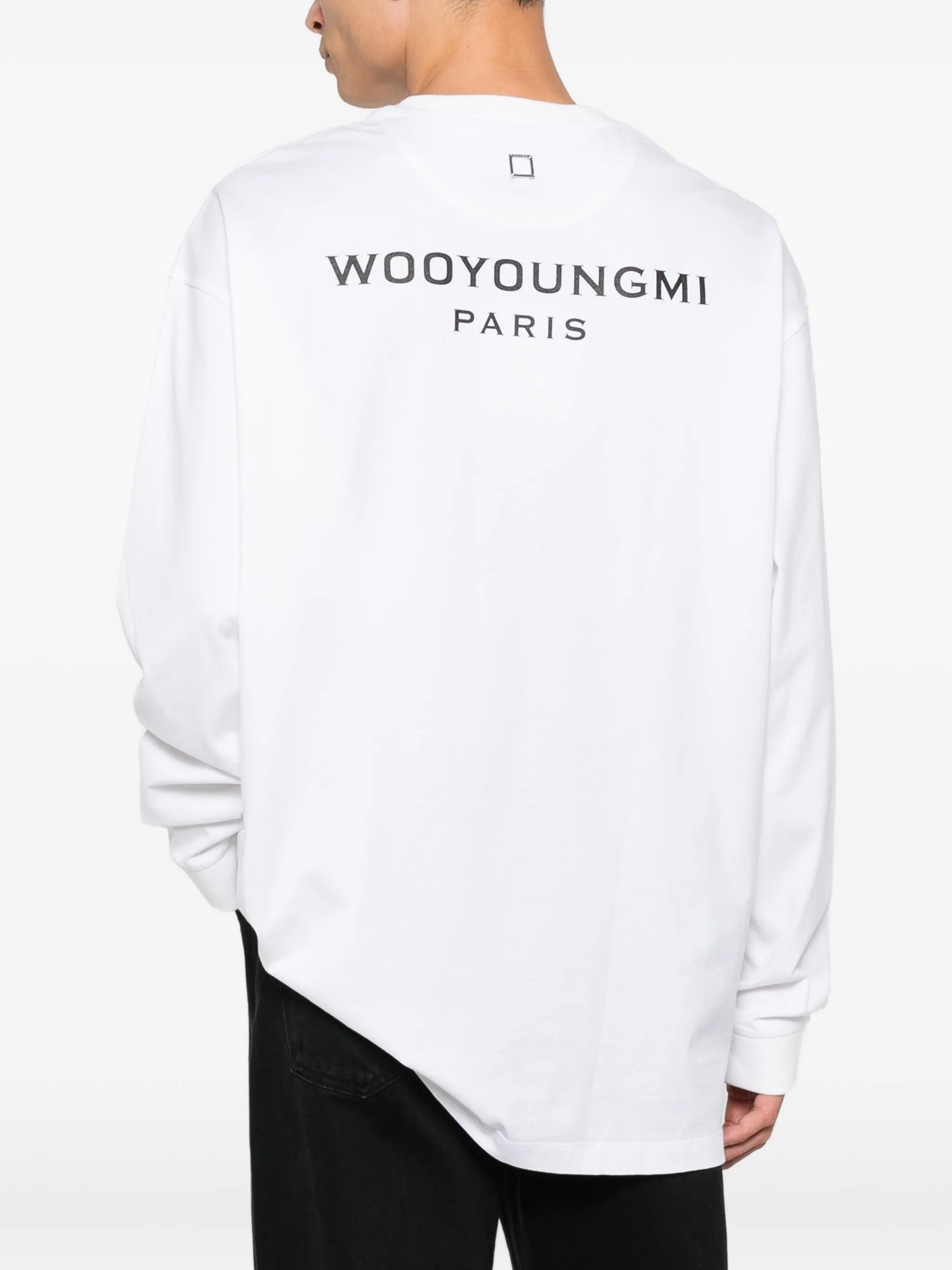 Wooyoungmi Wooyoungmi Logo-print Long-sleeve T-shirt, view 2