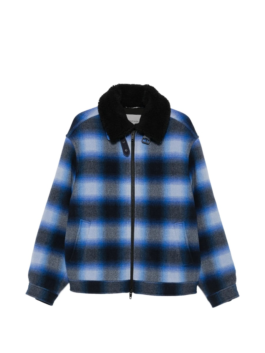 Balenciaga Balenciaga Check-pattern Shirt Jacket