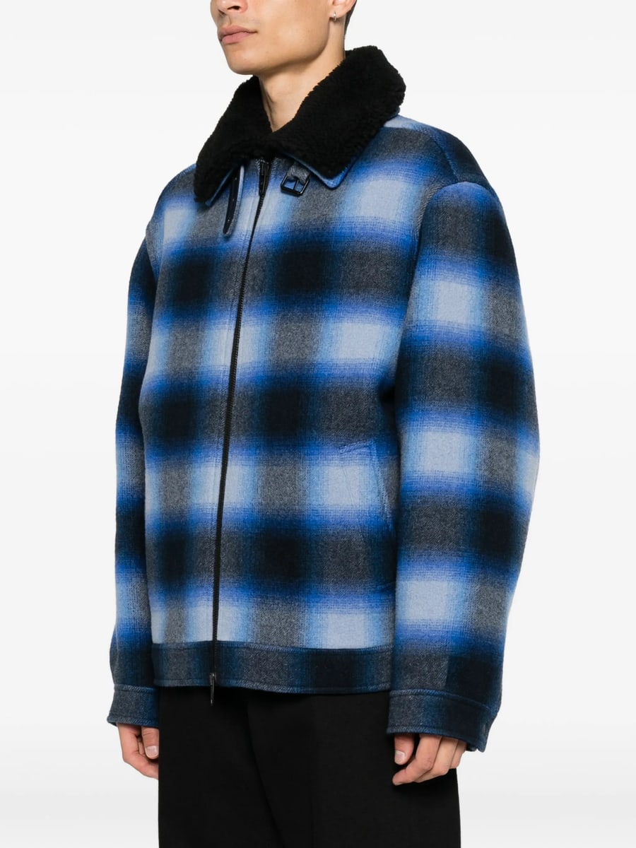 Balenciaga Balenciaga Check-pattern Shirt Jacket, view 3