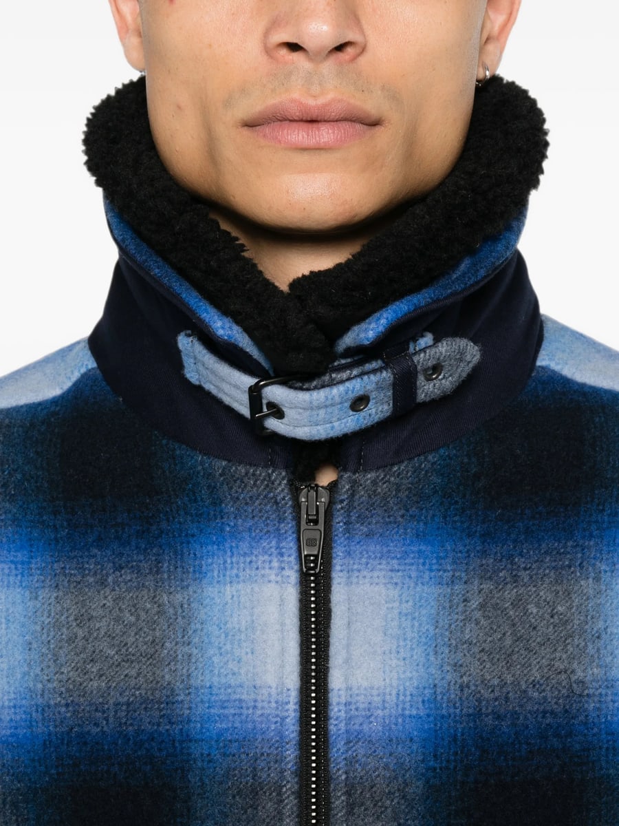 Balenciaga Balenciaga Check-pattern Shirt Jacket, view 4