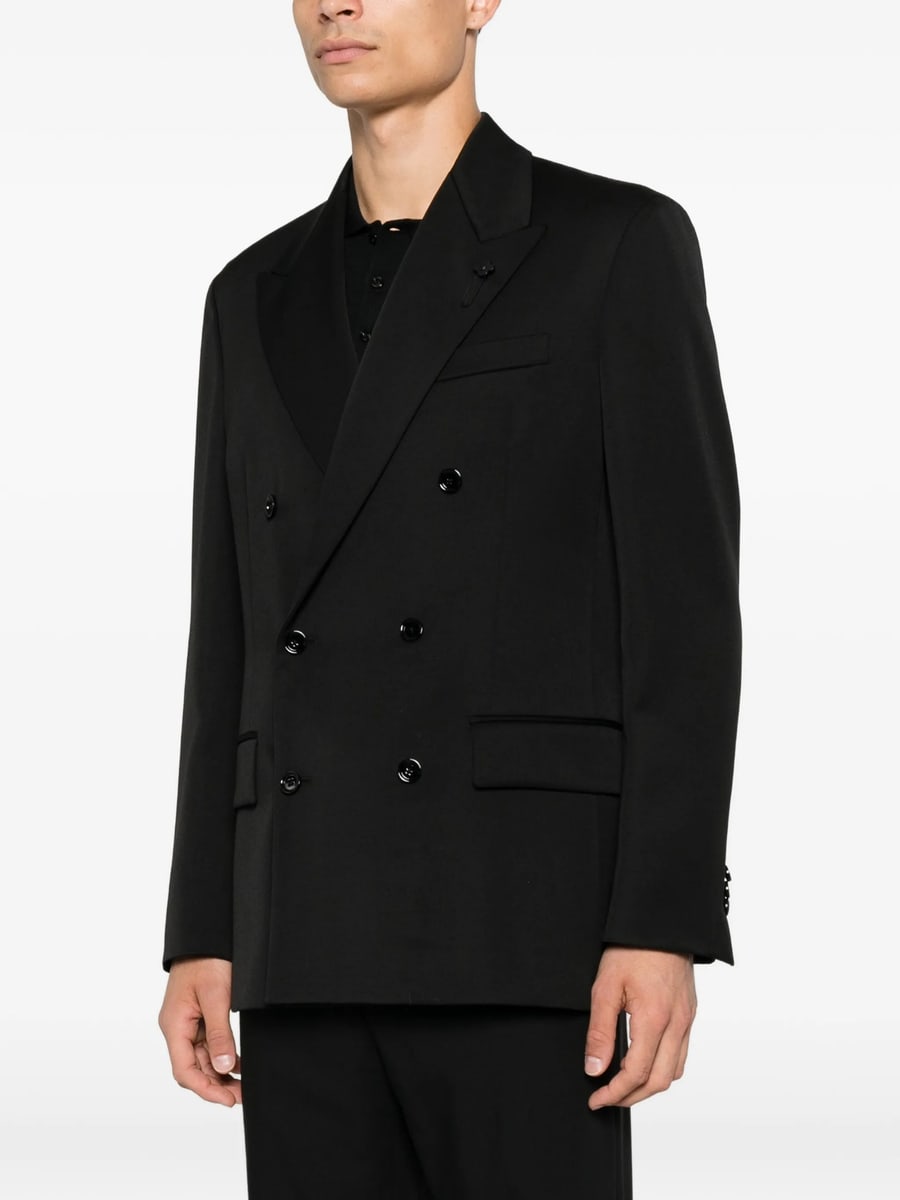Lardini Lardini Double-breasted Blazer, view 5