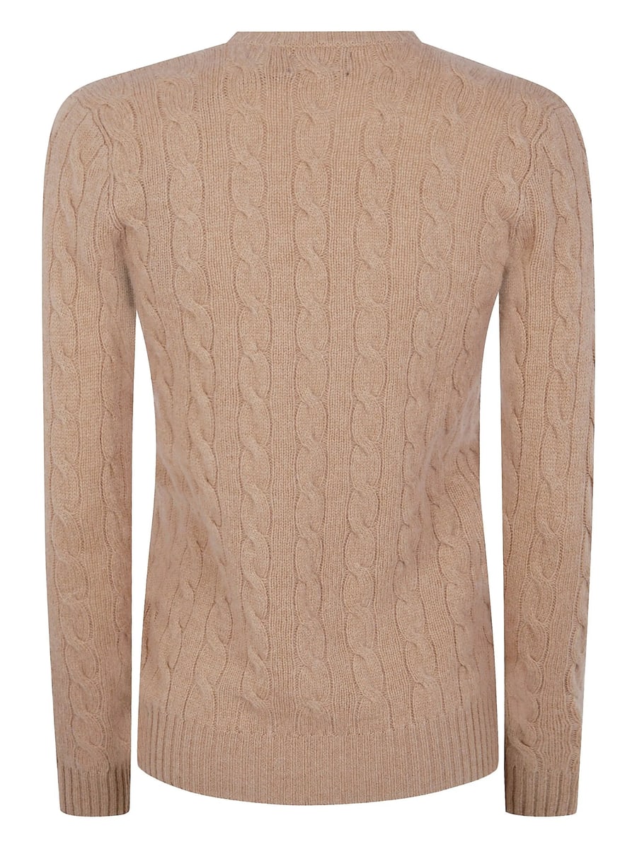 Ralph Lauren Ralph Lauren Cable-knit V-neck Sweater, view 2