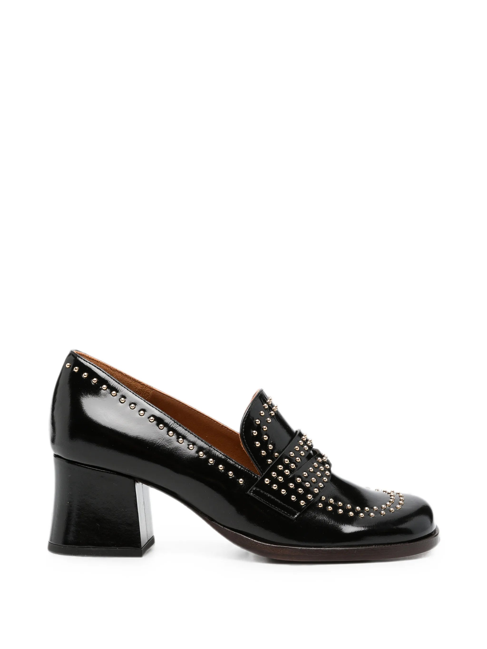 Chie Mihara Chie Mihara Stud-embellished Leather Loafers