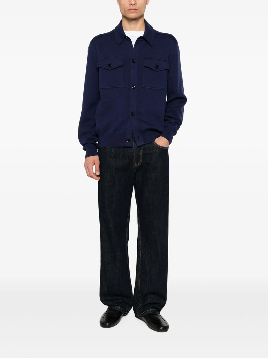 Tom Ford Tom Ford Button-up Chest-pocket Shirt Jacket, view 4