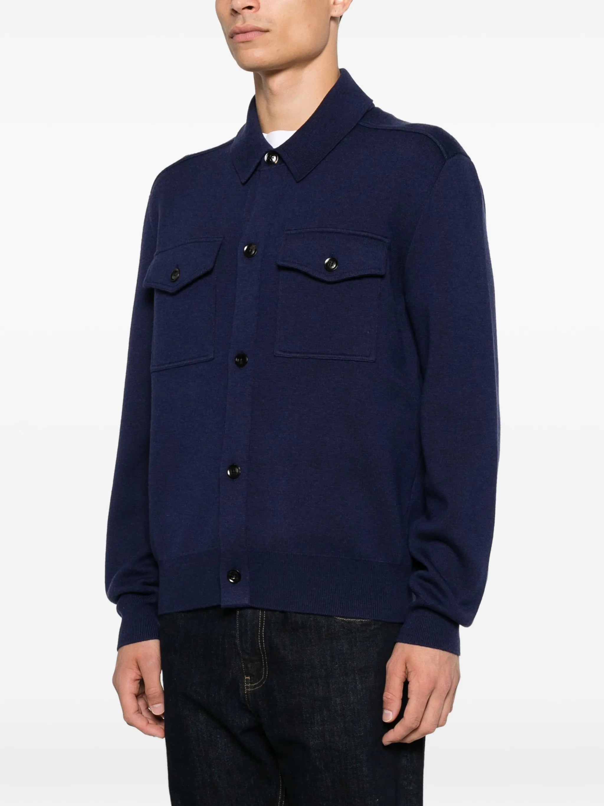 Tom Ford Tom Ford Button-up Chest-pocket Shirt Jacket, view 2