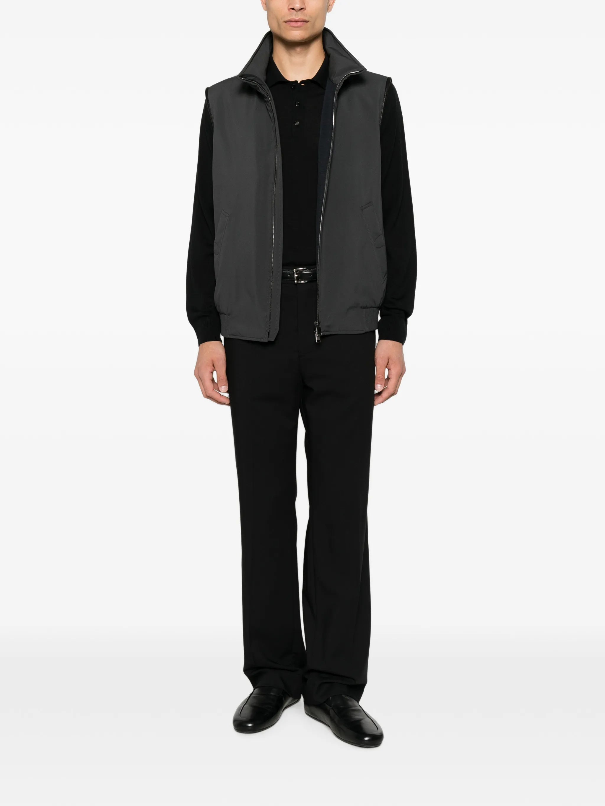Canali Canali Long-sleeve Polo Shirt, view 2