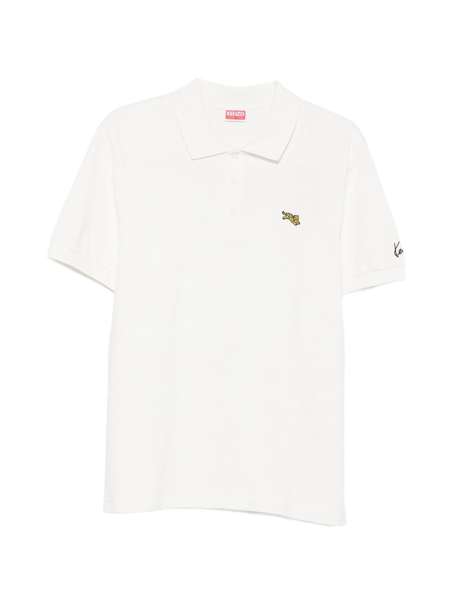 Kenzo Kenzo Tiger-patch Polo Shirt