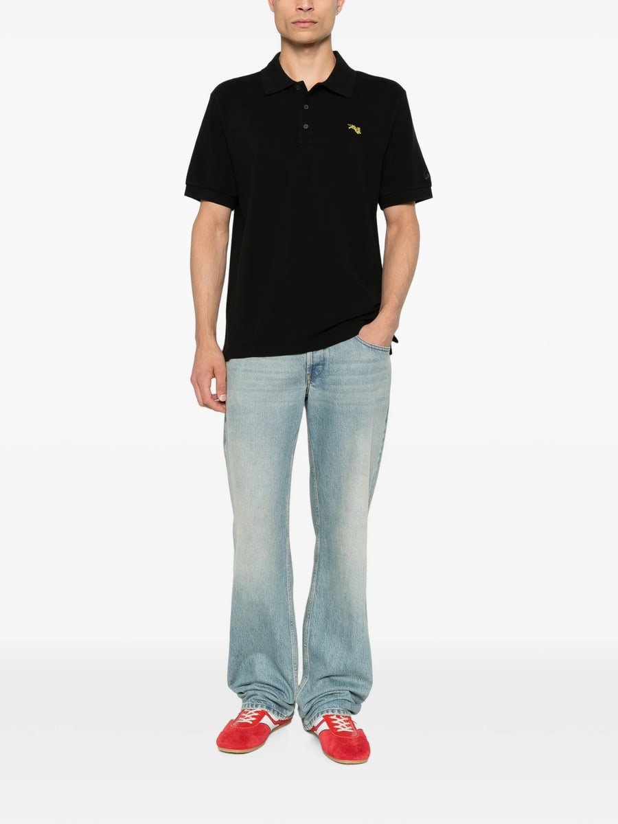 Kenzo Kenzo Tiger-patch Polo Shirt, view 2