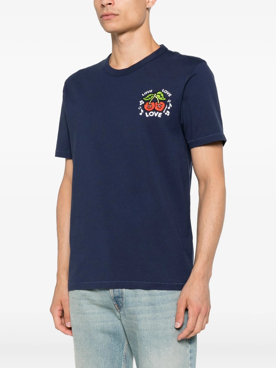 Kenzo Kenzo Cherry-patch T-shirt, view 2
