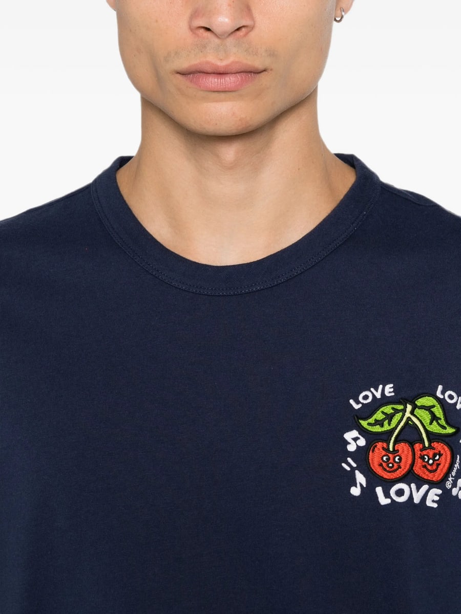 Kenzo Kenzo Cherry-patch T-shirt, view 4