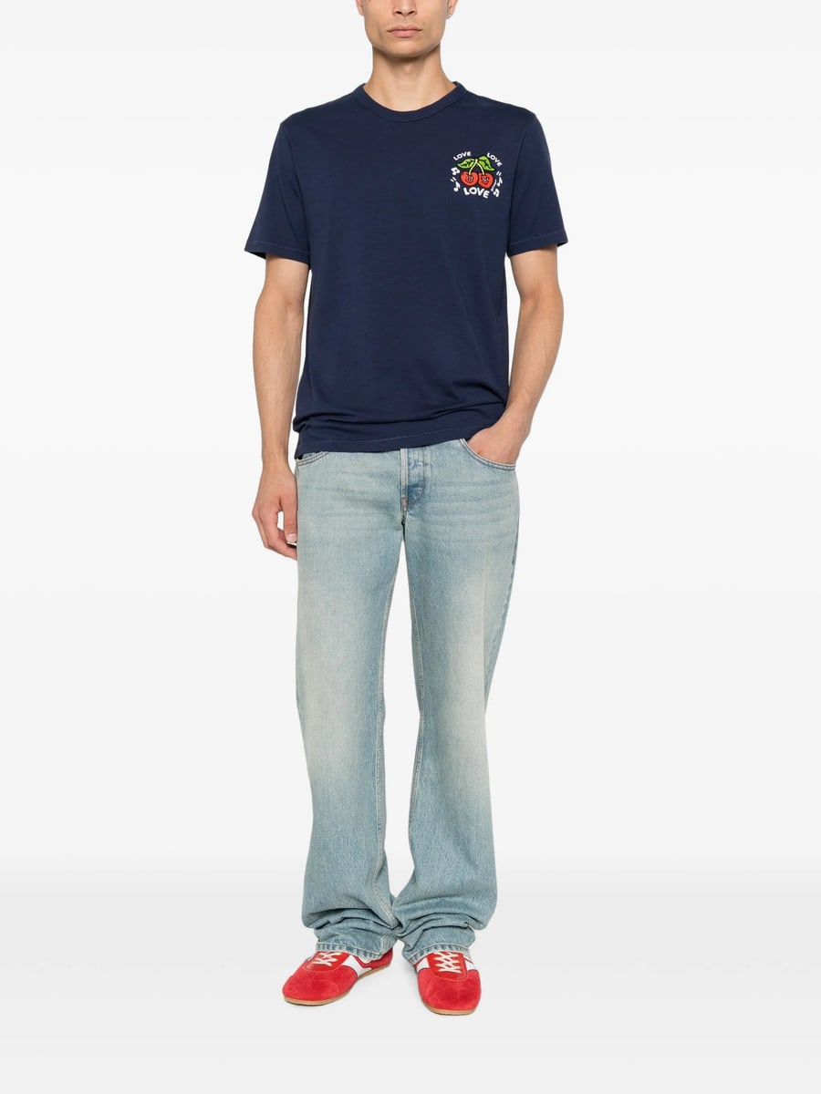 Kenzo Kenzo Cherry-patch T-shirt, view 5