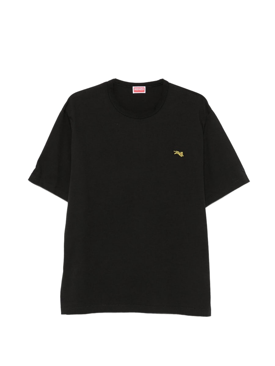 Kenzo Kenzo Jumping Tiger-patch T-shirt