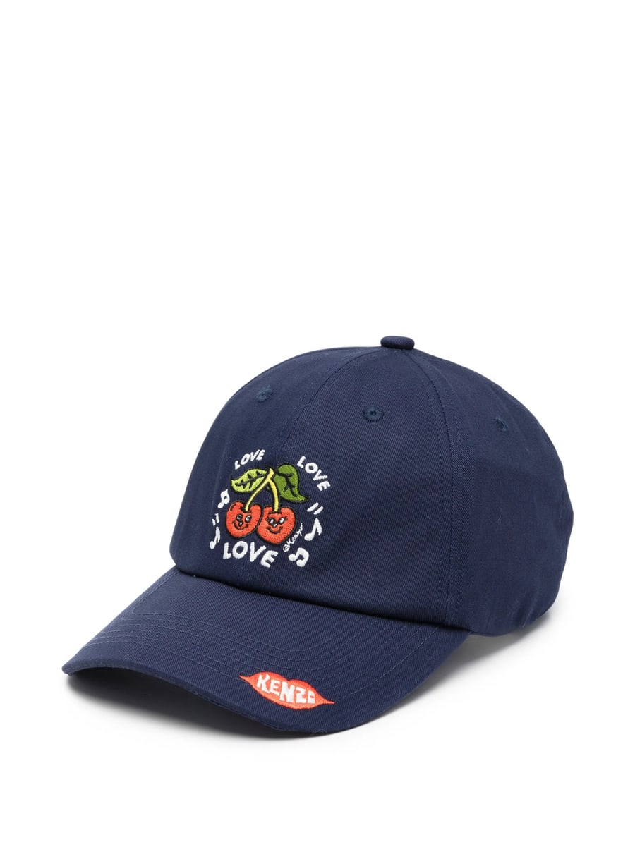 Kenzo Kenzo Cherry-embroidered Baseball Cap